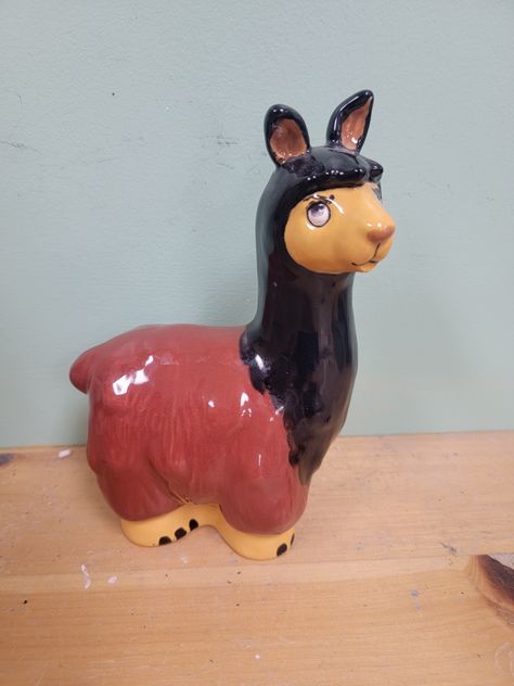 Pottery Painting Ideas, Paint Your Own Pottery, Pottery Painting, Llama, Painting Ideas, Ceramics, Art