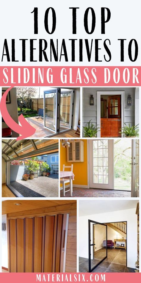 If you love sliding glass doors but hate the way they look, you may be interested in these top alternatives. 10 best alternatives to sliding glass doors are the best ideas to give your home a new look and feel. Glass Door Alternative, Wall Of Sliding Glass Doors, Sliding Door Alternative Exterior, Replacement For Sliding Glass Doors, Alternative To Sliding Glass Doors, Sliding Glass Door Alternative, French Door Alternative Exterior, Alternative To Doors Ideas, Sliding Glass Door Replacement Ideas