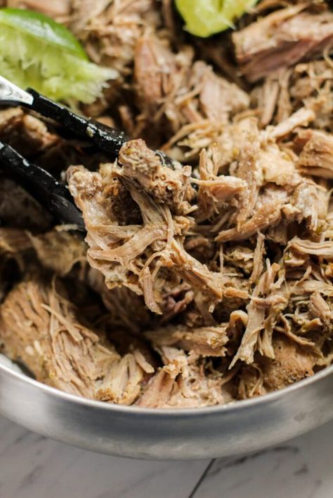 Cuban Pernil Recipe, Pulled Pork Instant Pot Recipe, Tacos Fried, Cuban Pulled Pork, Easy Pulled Pork Slow Cooker, Nom Nom Paleo, Arroz Frito, Grocery Cart, Pork Carnitas