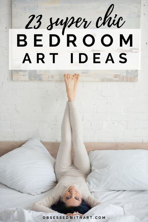 OMG So many AWESOME bedroom art ideas!! I can't wait to decorate my bedroom. Over The Bed Wall Decor For Single Women, Women Bedroom Wall Decor, Elegant Wall Art Bedroom, Wall Art On Top Of Bed, Bedroom Word Art, Women’s Bedroom Wall Decor, Art For Above Bed Master Bedrooms, Artwork In Bedroom Ideas, Artwork Over Master Bed