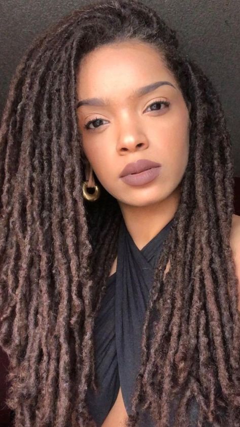 White Dreadlocks, Locs Inspiration, Thick Coarse Hair, Beautiful Dreadlocks, Faux Locs Hairstyles, Dreadlock Styles, Natural Hair Beauty, Dread Hairstyles, Coarse Hair