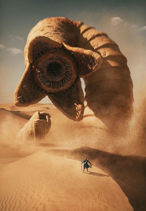 Dune Messiah, Dune Film, Robot Animal, Dune Art, Arte Alien, Fantasy Beasts, 다크 판타지, Monster Concept Art, Alien Creatures