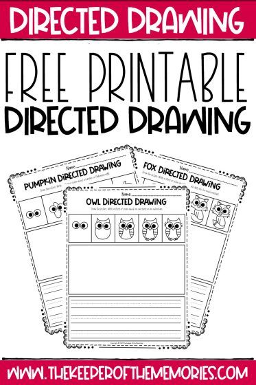 These Free Printable Fall Directed Drawing printables are perfect for developing listening skills and engaging kids in distance learning this year. Download yours today! #fall #printables #directeddrawing #art #writing #copywork #drawing #creativewriting #finemotor #creativethinking #problemsolving Summer Directed Drawing, Fall Directed Drawing, Directed Drawing Kindergarten, Drawing Worksheets, Seasons Preschool, Toddler Math, Creative Writing Activities, Preschool Homeschool, Art Writing