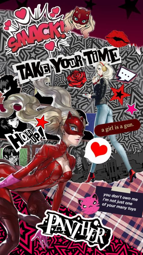 Creato da 678AuroraBorealis678 su Shuffles Persona 5 Wallpapers, Persona 5 Ann, Halloween Pictures, Persona 5, Panther, Game Art, Cool Girl, Persona, Wallpapers