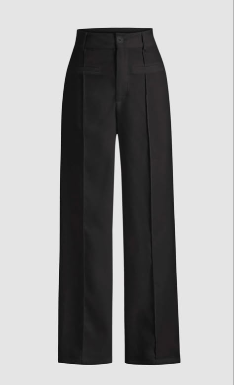 Dress Pants Png, Women Slacks, Women's Slacks, Straight Fit Trousers, Slacks For Women, Outfit Png, Chic Pants, Trousers For Women, Looks Party