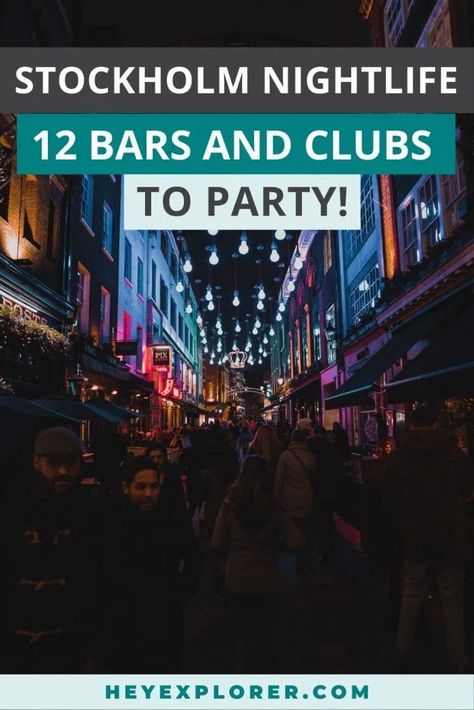 Best Bars In Stockholm, Stockholm At Night, Stockholm Party, Stockholm Nightlife, Stockholm Winter, Ice Bars, Sky Bar, Best Pubs, Sweden Travel