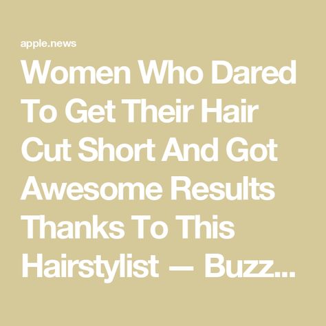 Women Who Dared To Get Their Hair Cut Short And Got Awesome Results Thanks To This Hairstylist — Buzznet Rock A, Short Cuts, Hair Cut, Bored Panda, Short Hair Cuts, Take Care, Hair Stylist, Long Hair, Short Hair Styles