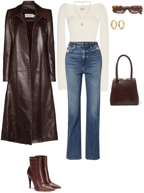 Long Brown Leather Coat Outfit, Long Brown Leather Coat, Long Brown Leather Jacket Outfit, Dark Brown Trench Coat Outfit, Brown Leather Trench Coat Outfit, Brown Leather Coat Outfit, Dark Brown Coat Outfit, Brown Long Coat Outfit, Brown Trench Coat Outfit