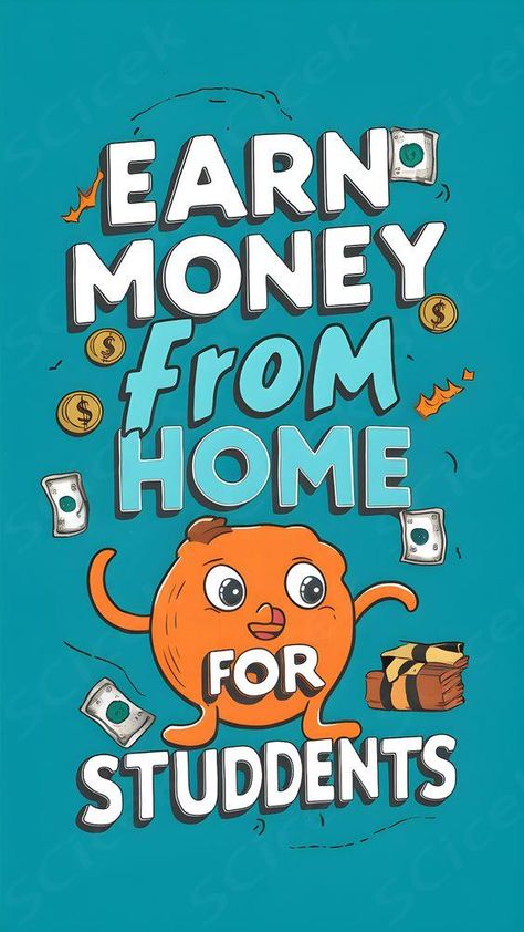 Students, boost your income with these easy and flexible ways to earn money from home. Perfect for balancing with studies! #StudentJobs #EarnFromHome #CollegeLife Earn From Home, Student Jobs, Ways To Earn Money, Earn Money From Home, College Life, Money From Home, Earn Money, From Home, Money