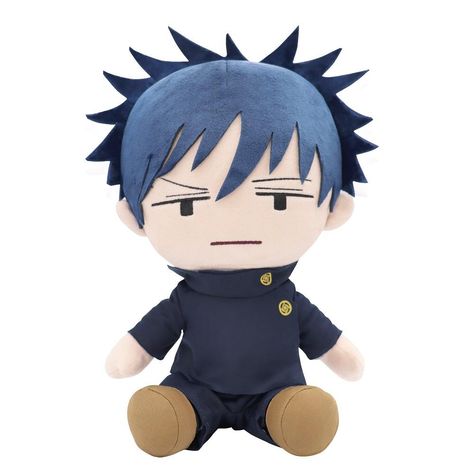 Jujutsu Kaisen - Megumi Fushiguro Plush (Yurugao Ver) Emotional Growth, Fushiguro Megumi, Soft Throw Pillows, Big Plush, Smart Art, Plush Toy Dolls, Halloween Carnival, Cute Plush, Anime Figures