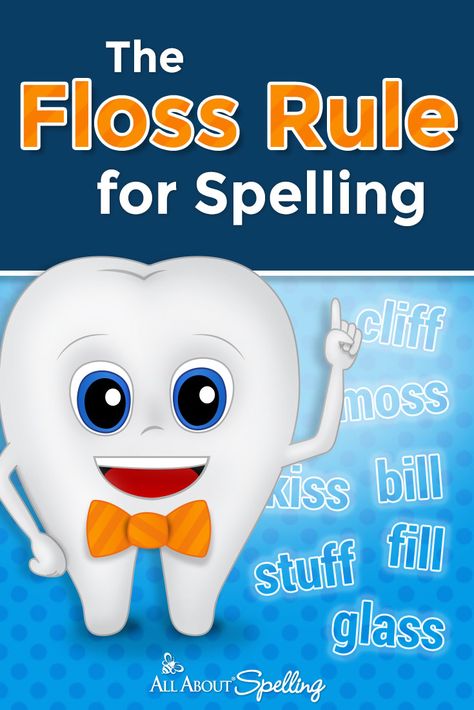 Understanding the Floss Rule for Spelling (+ Video) Floss Rule, All About Spelling, Spell Words, Teaching Spelling, Summer Classes, Spelling Rules, Printable Thanksgiving, Homeschool Programs, Free Poster