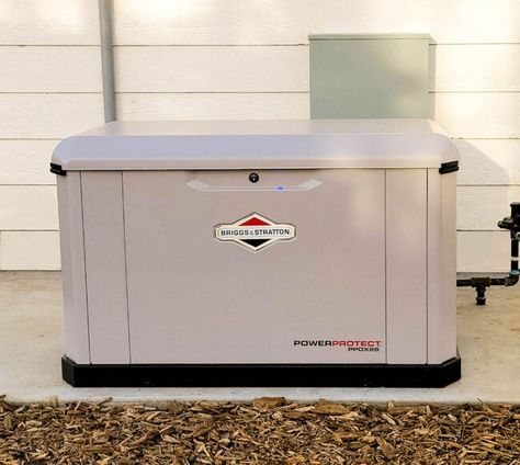 We installed and tested the Briggs & Stratton 26kW standby generator. Find out all you need to know about the process, price, and whether it's a good investment for your home. Back Up Generator For Home, Generator For Home, Generator House, Bad Weather, Best Investments, The Process, Power Supply, Stand Up, Investment