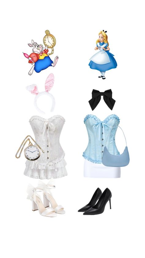 #aliceinwonderland #whiterabbit #duo #halloweencostume #matchinghalloweencostumes Rabbit Halloween Costume, White Rabbit Costumes, Alice In Wonderland Outfit, Rabbit Halloween, Halloween Duos, Couples Halloween Costume Ideas, Alice Costume, Amazing Halloween Costumes, Halloween Costume Ideas For Couples