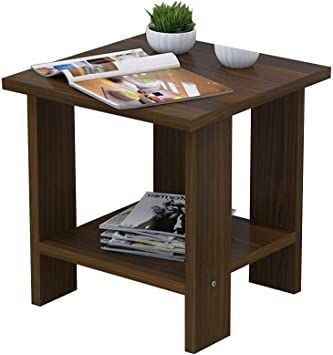 Bseack Small Coffee Table Side Table, Small Apartment Double Layer Storage Mini Solid Wood Telephone Table for Living Room Bedroom (Size : 121212.8 in) Shelf Bedside Table, Simple Side Tables, Wood Sofa Table, Cube Table, Coffee Table With Shelf, Telephone Table, Bedroom Size, Table Small, Bedroom Bedside Table