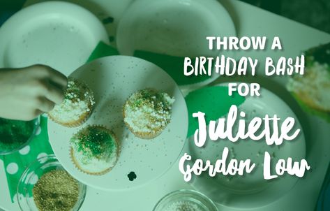 Celebrating Juliette Low's Birthday, Juliette Gordon Lowe Birthday Ideas, Juliette Lowe Birthday Ideas, Girl Scout Founders Day Activities, Juliette Low Birthday Ideas, Juliette Gordon Low Birthday Activities, Juliette Gordon Low Birthday Party Ideas, Daisy Activities, Junior Girl Scout Badges