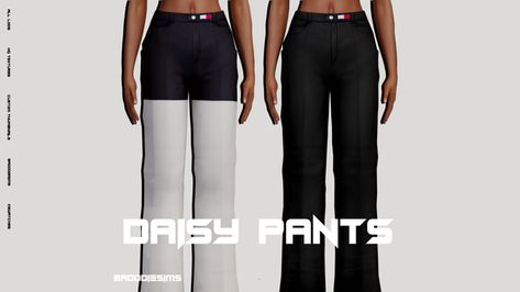 DAISY PANTS | BADDDIESIMS on Patreon Sims 4 Cc Dickies, Sims 4 Dickies, Daisy Pants, Clothes Cc, 3d Mink Lashes, Sims 4 Cc, Sims 4 Mods, Custom Content, Mink Lashes