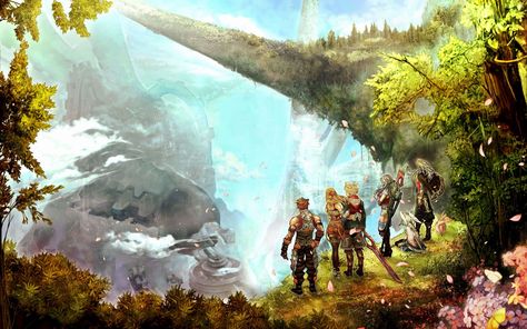 Xenoblade Wallpaper, Wallpaper Dekstop, Xenoblade Chronicles, Watercolor Wallpaper, Digital Wallpaper, Box Art, Cool Wallpaper, Art Videos, Anime Images