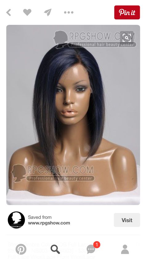 Very Long Bob, Color Bob, Makijaż Smokey Eye, Haircut And Color, Ombre Color, Hair Envy, Long Bob, Full Lace Wig, Lace Wig