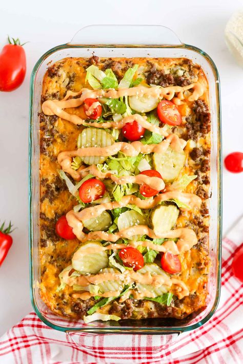 McDonald's Big Mac Casserole (Low-Carb)