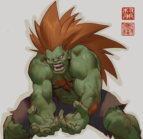 ArtStation - Blanka - Street Fighter Fan Art, Will Murai Street Fighter Blanka Art, Blanka Fanart, Blanka Street Fighter Art, Blanka Street Fighter, Street Fighter 4, Badass Drawings, Street Fighters, Street Fighter Characters, Street Fighter 2