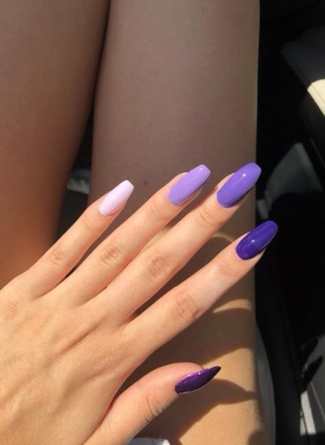 22+ Summer Nail Designs To Try This Year Nail Collection, Nagellack Trends, Purple Nail, Simple Acrylic Nails, Summer Acrylic Nails, Nail Designs Glitter, Neon Nails, Spring Nail, Acrylic Nails Coffin