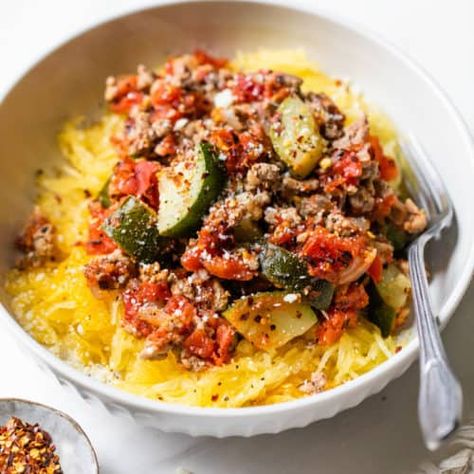 Turkey Zucchini Skillet, Turkey And Zucchini, Ground Turkey Spaghetti, Bake Fish, Zucchini Skillet, Turkey Zucchini, Ground Turkey Recipes Healthy, Healthy Ground Turkey, Easy Skillet Meals