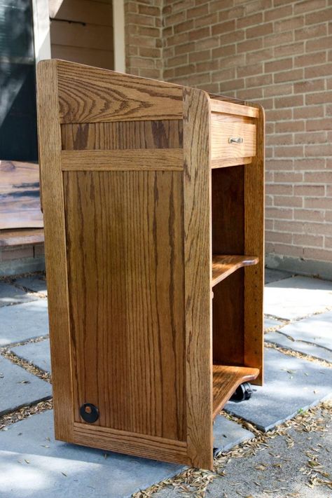 Teacher Podium, Split System Air Conditioner, Plywood Shelves, Graduation Present, Pocket Screws, My Niece, New Project, A Shelf, Cupboard