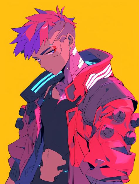 Cyberpunk Edgerunners Oc, Cyberpunk Edgerunners Fanart, Cyberpunk Oc Male, Cyberpunk Fanart, Npc Dnd, Cyberpunk Character Design, Cyberpunk Red, Transfer Art, Mumbo Jumbo