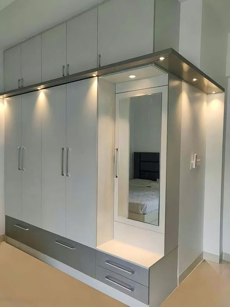 Modern Wardrobe Design Sliding Doors, Latest Cupboard Designs, Wooden Cupboard Design, Modern Wardrobe Design, Modern Bedroom Wardrobe, Bedroom Wardrobe Ideas, Sliding Door Wardrobe Designs, Wall Wardrobe Design, Wooden Wardrobe Design