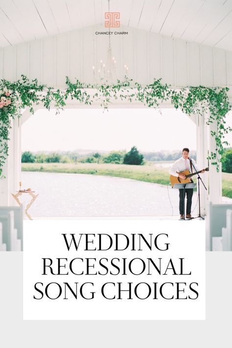 The Best Exit: Wedding Recessional Songs | Chancey Charm Weddings Wedding Ceremony Exit Songs, Wedding Exit Ideas Send Off, Wedding Exit Songs, Ceremony Programs Wedding, Wedding Recessional Songs, Evening Wedding Ceremony, Sparkler Sendoff, Wedding Planning Hacks, Wedding Recessional