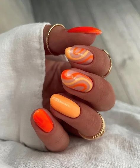 Dreamsicle Nails, Olivia Nails, Swift Nails, August Nails, Girly Acrylic, 2024 Nails, Nagel Tips, Simple Gel Nails, Summery Nails