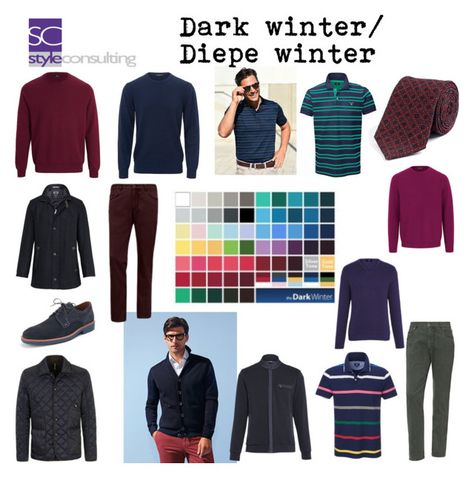 "Dark winter/ diepe winter. Mannen en kleuradvies. Seasonal color analysis for men." Margriet Roorda-Faber. Style Consulting. Deep Winter Mens Fashion, Mens Fashion Dark Colors, Winter Color Palette Men, Cool Winter Color Palette Outfits Men, Deep Winter Color Palette Outfits Men, Deep Winter Palette Outfits Men, Dark Winter Color Palette Clothes, Deep Autumn Color Palette Men, Deep Winter Color Palette Men