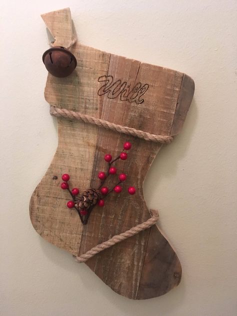 This Home Accents item by ItsJusticePallets has 55 favorites from Etsy shoppers. Ships from Bristol, VA. Listed on Jul 20, 2024 Wooden Christmas Stocking, Pallet Heart, Wooden Stocking, Wall Hanging Christmas, Decorated Stockings, Wooden Christmas Crafts, Pallet Christmas, Hanger Wall, Christmas Wood Crafts