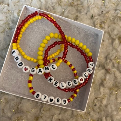 Taylor Swift Travis Kelce Bracelet, Travis Kelce Taylor Swift Friendship Bracelet, Travis Kelce Bracelet, Travis Kelce Friendship Bracelet, Chiefs Friendship Bracelet, Swiftie Bracelets, Taylor Bracelets, Anthropologie Bracelet, Eras Bracelets