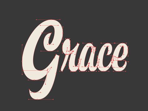 Sto Insta, Grace Name, Word Fonts, Identity Design Logo, Lettering Style, Types Of Lettering, Flower Art Images, The Last Word, Script Lettering