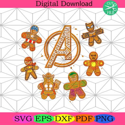 Disney Gingerbread Svg, Marvel Gingerbread, Marvel Christmas, Svg Christmas, Christmas Gingerbread, Svg Designs, Disney Christmas, Disney Shirts, Svg Free Files