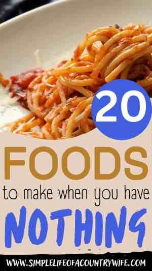 Easy Food When You Have No Food, Foods To Make When You Have No Food, What To Eat When You Have Nothing In The House, Poor Mans Recipes Cheap Meals, Easy Meals When You Have No Food, Dinner With No Food In The House, Dinner From Nothing, Meals To Make When You Have No Food, What To Make With Jam