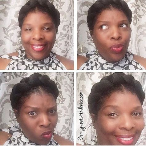 18 Amazing Ways to Wear Crown Braids from Instagram Essence Braids With Burgundy Highlights, Braid Crowns, Braids For Curly Hair, Crown Braids, Curly Crochet Braids, Burgundy Highlights, Loose French Braids, Halo Braid, Different Braids