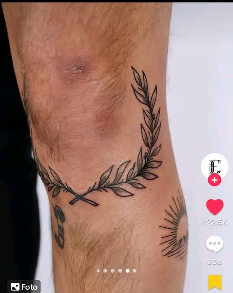 Men’s Tricep Tattoo, Laurel Tattoo, Tricep Tattoos, Beachy Tattoos, Ivy Tattoo, Olive Branch Tattoo, Earthy Tattoos, Branch Tattoo, Leg Tattoo Men