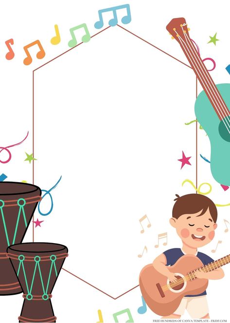 Music Mania Birthday Invitation Templates Check more at https://www.fridf.com/music-mania-birthday-invitation-templates/ Birthday Invitations, Invitation Template, Birthday, Music