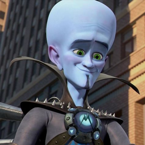 Megamind And Metro Man, Smash Or Pass Disney, Megamind Movie, Mega Mind, Blue Cartoon Character, Fictional Character Crush, Prince Of Egypt, Smash Or Pass, Computer Animation