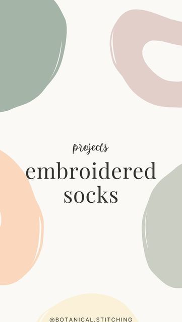 Brenna • Hand Embroidery DIY Patterns & Supplies on Instagram: "giving these old socks a cute lil upgrade 🌻" Hand Embroidered Socks, Embroidered Socks, Embroidery Diy, Easy Embroidery, Diy Pattern, Hand Embroidery Designs, Hand Embroidery, Embroidery Designs, Stitching