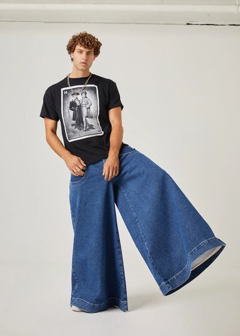 Phat Pants, Masc Fashion, Jnco Jeans, Art Culture, At Last, Wide Leg Denim, Left Hand, Fashion Lover, No Se