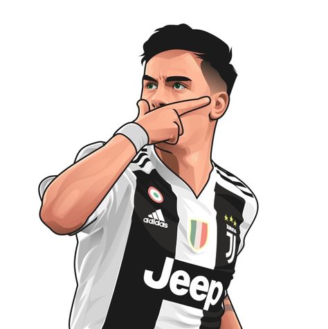 Messi Cartoon Art, Dybala Drawing, Football Player Drawing, Soccer Drawing, Comic Tattoo, Football Illustration, Miles Morales Spiderman, Cristiano Ronaldo Lionel Messi, Soccer Guys