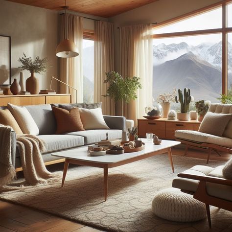 15 Cozy Mid Century Modern Living Room Ideas — Lord Decor Modern Australian Living Room, Midcentury Small Apartment, Mid Century Scandinavian Living Rooms, Cozy Mid Century Modern, Cozy Mid Century Modern Living Room, Mid Century Modern Living Room Ideas, Living Room Mid Century Modern, Mcm Living Room, Warm Color Palettes