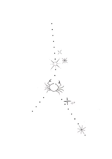 Cancerian Constellation, Constellation Tattoos, Star Constellations, Lion Tattoo, Body Tattoos, Star Signs, Tattoo Inspo, Constellations, Small Tattoos