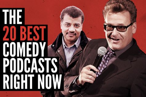 20 best comedy podcasts Entertaining Podcasts, Story Podcasts For Adults, Walking Playlist, Interesting Podcasts, Funny Podcasts, Comedy Podcasts, Funny Interview, Hollywood Music, Great Comedies