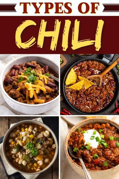 Different Types Of Chili, Types Of Chili, Delicious Chili Recipe, Baked Squash, Gluten Free Chili, Chili Recipe Easy, Vegan Chili, Chili Seasoning, Vegetarian Chili