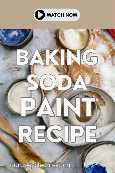 Looking for a fun and creative activity for kids (or yourself!)? Whip up some DIY baking soda paint!  This easy recipe unlocks a world of artistic possibilities.  Discover the fizzing fun and unique textured effects you can create with baking soda paint.  Perfect for beginners and crafters alike, this video guides you step-by-step through the process.  Get ready to unleash your creativity and explore a new way to paint!  #texturedpainting Baking Soda Painting, Baking Soda Paint, Diy Baking Soda, Baking Soda Clay, Uses For Baking Soda, Chalk Paint Recipe, Craft Recipes, Diy Recycled Projects, Homemade Paint