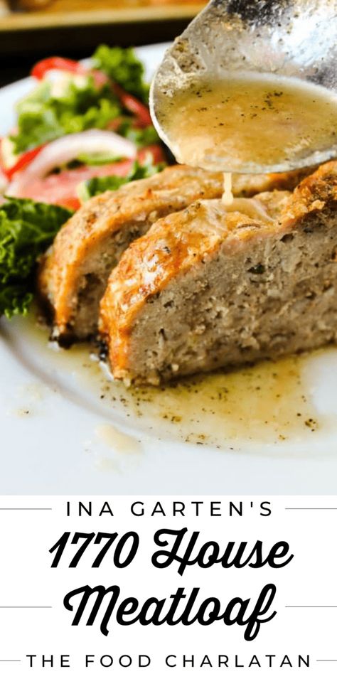 Meatloaf Ina Garten, Garlic Meatloaf, Fancy Meatloaf, Ina Garten Meatloaf, 1770 House Meatloaf, Gourmet Meatloaf, Ina Garten Meatloaf Recipe, Meatloaf Sauce, Best Ina Garten Recipes